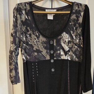 Dzhavael long tunic dress